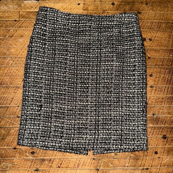 J Crew business casual The pencil 6 tweed minimalist skirt - Picture 1 of 3